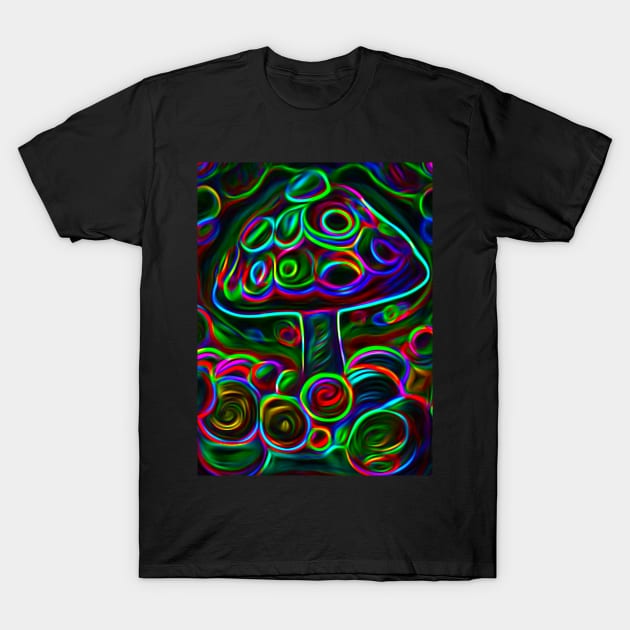 Trippy Shroom T-Shirt by Wyrd Merch